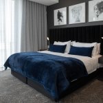 Belfiore Hotel - Plain Navy - 220 X 275 Cm King
