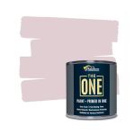 The One All-in-one Paint & Primer - Pink Satin 33.8 Fl OZ 1 L 1 Coat Formula Easy Indoor & Outdoor Decorating For Home &