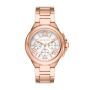 Camille Womens Rose Gold Stainless Steel WATCH-MK7271