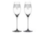 Crystal Arabesque Champagne Glasses Set Of 2