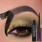 Waterproof Dye Eyebrow Gel Semi-permanent Long Lasting Black Brown Eyebrow Tattoo Tint Sweatproof Film Forming Tearing Off Eyebr
