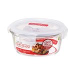 Locknlock Euro Glass Container Round 650ML