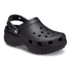 Crocs Classic Platform Clog With Slingback - Black - 9