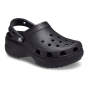 Crocs Classic Platform Clog With Slingback - Black - 9