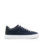 Oil Blue With White Sole Vintage Sneaker -blue/white