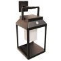 Solar Glow Lantern In Black | Wall & Table Light