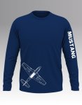 Mustang Blueprint Long Sleeve T