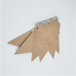 Triangle Bunting Wood 6'S
