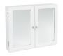 Double Bathroom Cabinet White 350 X 510 X 115 Mm
