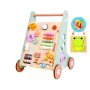 Wooden Baby Toddler Walker Early Development Activity Cart Sensory Toys
