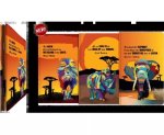 A5 Earth Life Eco JOURNAL3 Pack Sc - Rhino Lion Elephant