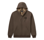 Men’s H-d American Classic Flannel Lined Zip Hoodie – Black Olive