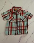MINI Mode Blue And Red Checked Collared Shirt 12 18M