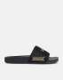 Up Trap Black/platino Slides - UK11 / Black