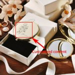 Elegant Stainless Steel Personalized Compact Mirror 1PC Custom Engraved Pocket Makeup Mirror For Bridesmaids Bridal Party Friend