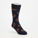 Happy Socks Burger Sock - Navy - Navy 41-46