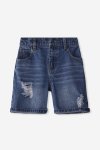 BOYS Denim Shorts - 10 Dark Wash