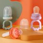 Baby Fruit Supplement Device Baby Chewy Joy Teether For Drinking Juice Mouthpiece Fruit And Vegetable Chew Bag