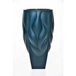 Bohemia Crystal Bohemia Vase Bamboo Type 2 Non Lead With Navy Satin