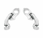 Short Angled Adjustable Highway Peg Mount Kit
