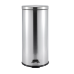 Alva Roma 30L Pedal Bin Stainless Steel Silver KB7035-30LS