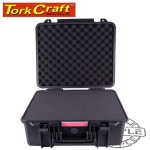 Tork Craft Hard Case 462 X435 X225 Mm Od With Foam Black Water & Dust Proof PLC1670
