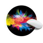 Round Colour Burst Mouse Pad