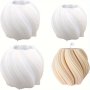 1pc Spiral Aromatherapy Resin Molds Twisted Geometric Pillar Candle Silicone Molds Irregular Swirl Wave Design DIY Crafts Home Art Decor Ideal For Candle Making