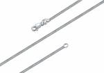 Boruo 925 Sterling Silver Snake Chain Necklace 1MM Solid Italian Nickel-free Chain Lobster Claw Clasp 14 Inch