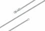 Boruo 925 Sterling Silver Snake Chain Necklace 1MM Solid Italian Nickel-free Chain Lobster Claw Clasp 14 Inch