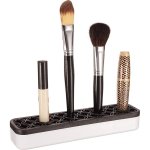 Sina Silicone Make-up Brush & Beauty Tool Holder Black 21 X 5CM Empty
