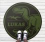 Dinosaur With Text Animal Mat