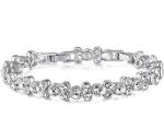 Niki Bracelet With Rhodium Plating Embellished With Swarovski Crystals - Default