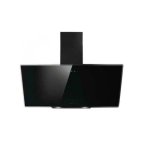 Elica 60CM Vertical Glass Cooker Hood- Black