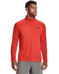 Men's Ua Tech Zip Long Sleeve - Phoenix Fire XXL