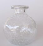 Clear Speckled Glass Vase – 24X20CM