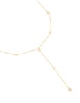 Goldair Gold Plated Cubic Zirconia Y-necklace
