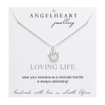 Crown Necklace On Silver Chain