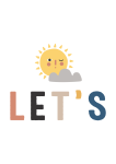Let's" - Canvas Print - 600MM X 600MM