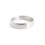 Men's Hammered Band In Silver - 5MM