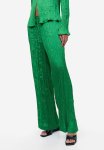 Wide Pull-on Trousers - Green