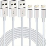 1-3PCS Mfi Certified Lightning To USB Charging Cables 2.4A Fast Charge For Iphone 15/12/11/11PRO/11MAX/XR/XS MAX/8/7/6/5S/SE Dur