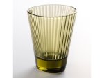 Oval Colour Infused Glasses Set Of 4 Green