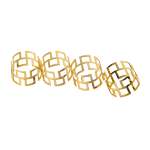 Napkin Rings X4 Assorted