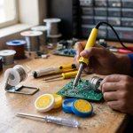 40W Electric Soldering Iron And Welding Repair Kit