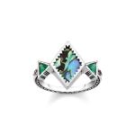 Sterling Silver Size O Glam & Soul Ring - 54
