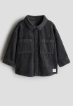 Cotton Corduroy Shirt - Dark Grey