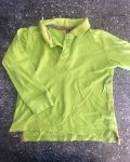 Zara Green Collared Long Sleeve Golfer 5 6Y