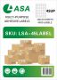45 Up 100 A4 Sheets Self Adhesive Label