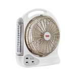 Fan Rechargeable White F8-L